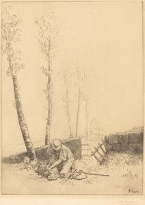 Finne sauen Le Mouton retrouve. av Alphonse Legros