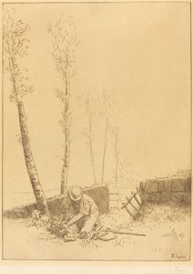 Finne sauen Le Mouton retrouve. av Alphonse Legros