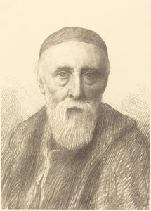 G.F. Watts, R.A., 2. plate. av Alphonse Legros