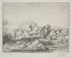 Hamlet nær innsjøen Hamlet nær innsjøen. av Alphonse Legros