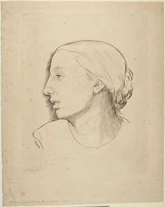 Kvinnehode av Alphonse Legros