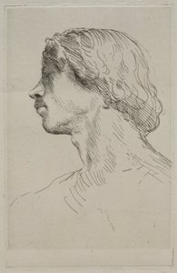 Leder for en modell av Alphonse Legros