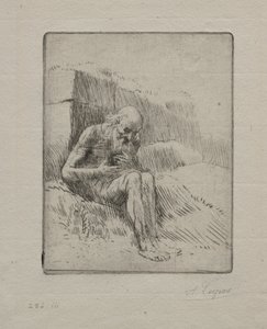 Job 2. Plate. av Alphonse Legros