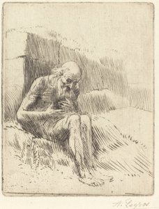 Job, 2. plate. av Alphonse Legros