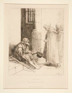 La Charite (veldedighet) av Alphonse Legros