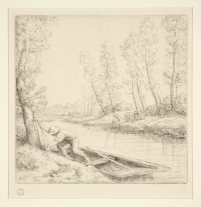 Morgen på elven av Alphonse Legros