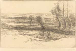 Landskap av Alphonse Legros