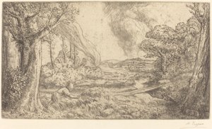 Landskap av Alphonse Legros