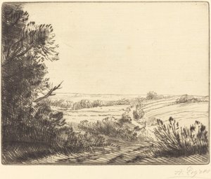 Landskap: Veien til Horville Paysage: Chemin d