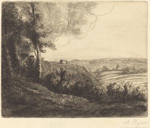 Landskap: Veien til Horville Paysage: Chemin d