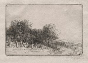 Landskap Et Landskap. av Alphonse Legros