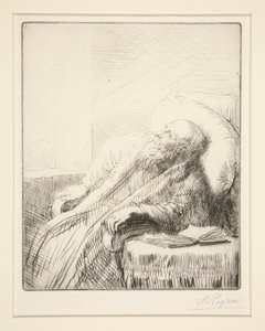 Le Convalescent (The Convalescent) av Alphonse Legros