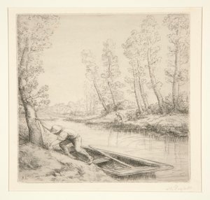 Morgen på elven av Alphonse Legros