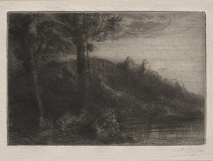 Den lille broen. av Alphonse Legros