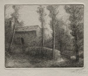 Møllebroen. av Alphonse Legros
