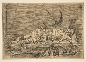 Le Puits et le Pendule, nr. 1 (Gropen og pendelen, nr. 1) av Alphonse Legros