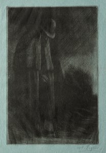 Den reisende i krisesenteret. av Alphonse Legros
