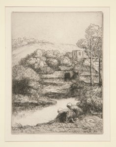 Vaskehus, eller vaskekoner av Alphonse Legros