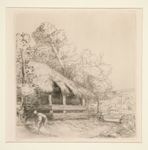 Le petit hangar (Det lille skuret) av Alphonse Legros