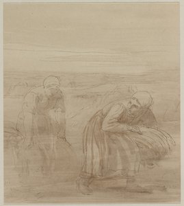 The Gleaners av Alphonse Legros
