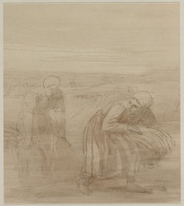 The Gleaners, 1800-tallet. av Alphonse Legros