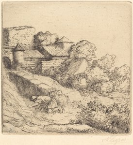 Liten gressbrenner av Alphonse Legros