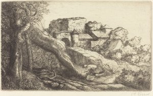 Little Burner of Grass Den lille brenneren av gress. av Alphonse Legros