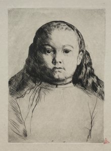 Lille Marie av Alphonse Legros