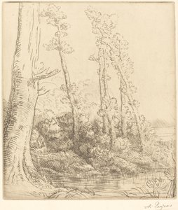 Lille Pond La petite hoppe. av Alphonse Legros