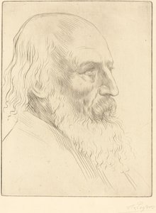 Lord A. Tennyson, 3. plate. av Alphonse Legros