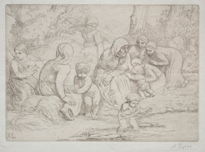 Sommer. av Alphonse Legros