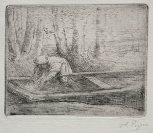 Mann i en snert av Alphonse Legros
