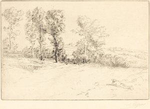 Eng i solskinn av Alphonse Legros