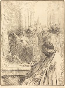 Monks at Church (Les moines a l