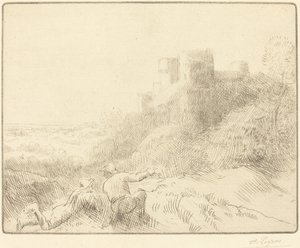 Gamle Chateau av Alphonse Legros