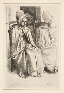 Bondekvinner i nabolaget Boulogne av Alphonse Legros