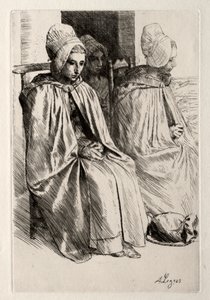 Bondekvinne i nabolaget Boulogne av Alphonse Legros