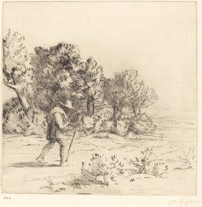 Peddler (Pedleren) av Alphonse Legros