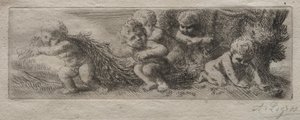 Plate for toppen av pinneboksen. av Alphonse Legros