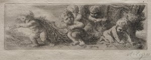 Plate for toppen av pinneboksen av Alphonse Legros