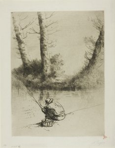 Pole Fisherman av Alphonse Legros