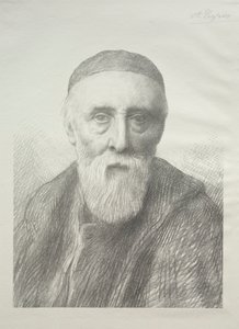 Portrett av George Frederic Watts 2. plate. av Alphonse Legros