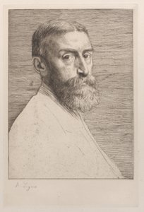 Portrett av Sir Edward John Poynter, 1877. av Alphonse Legros