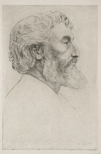 Portrett av Sir Frederick Leighton (første plate) av Alphonse Legros