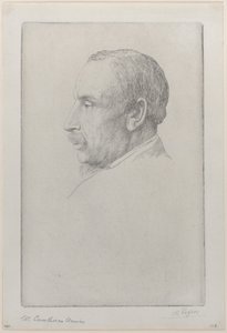 Portrett av William Cawthorne Unwin, 1892. av Alphonse Legros