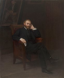 Portrett av kunstneren Édouard Manet 1832-1883, 1863. av Alphonse Legros
