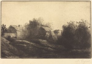 Minne om My Village Souvenir de mon village. av Alphonse Legros