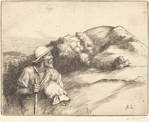 Retur fra feltene (Le retour des champs) av Alphonse Legros