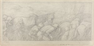Retur av bøndene. av Alphonse Legros
