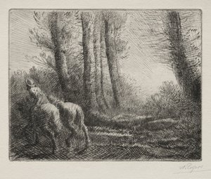 Tilbake fra Tilling the Land av Alphonse Legros